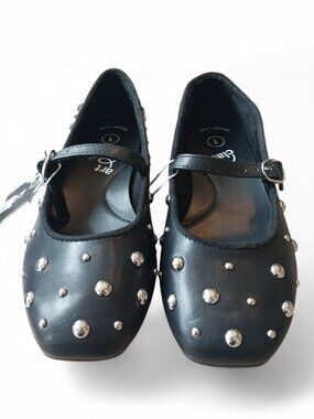 Kids' Stud Ballet Flats - art class™ Black Studded Kids Ballet Flats